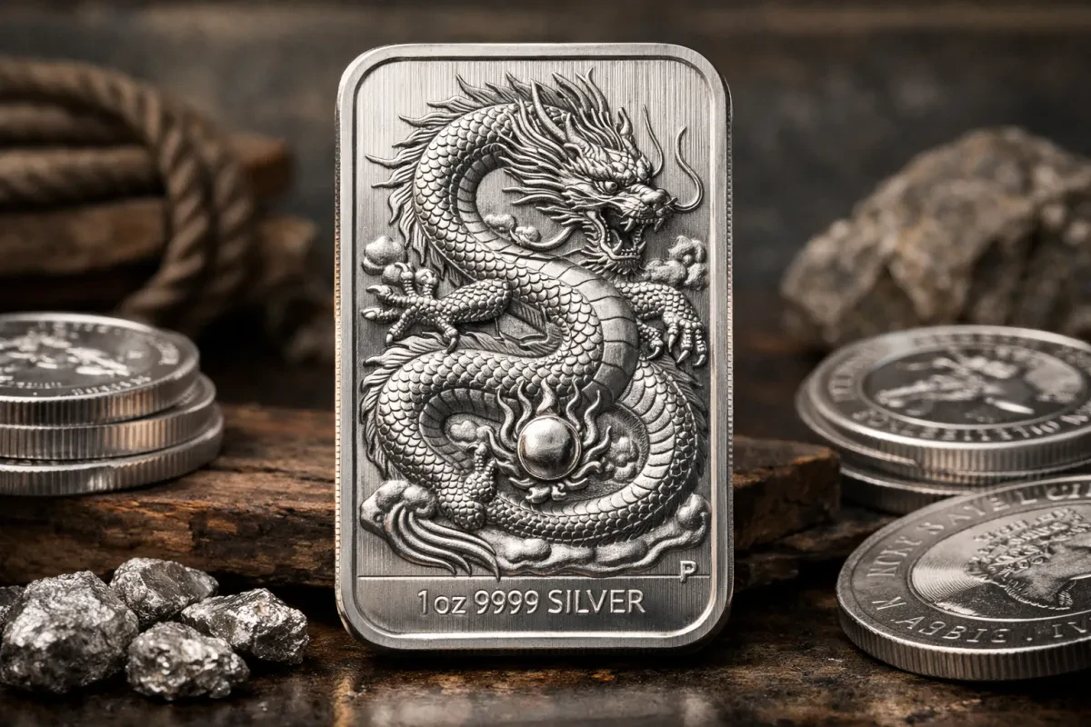 2024 Australian Silver Dragon 1oz Bar Review