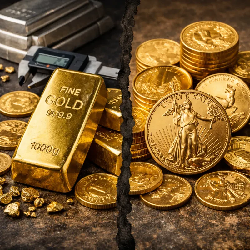 Discover the key differences between coins bullion and gold coins to help you make the right choice
