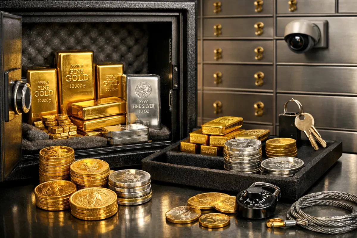 Store Your Coins Bullion Safely and Securely