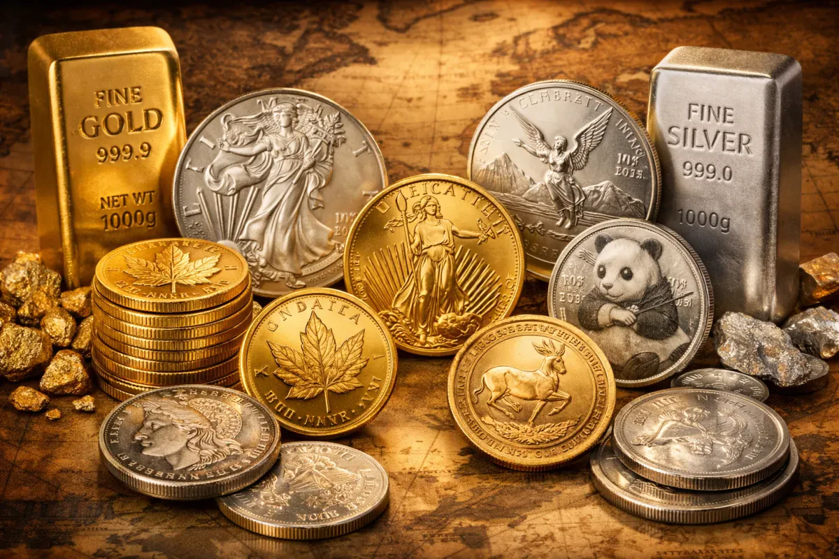 Exploring the Comparison Of Coins Bullion Types