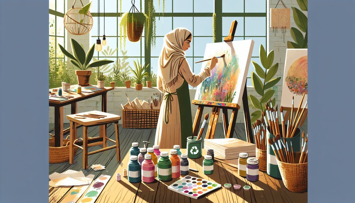 Go Green with Eco Friendly Art Supplies