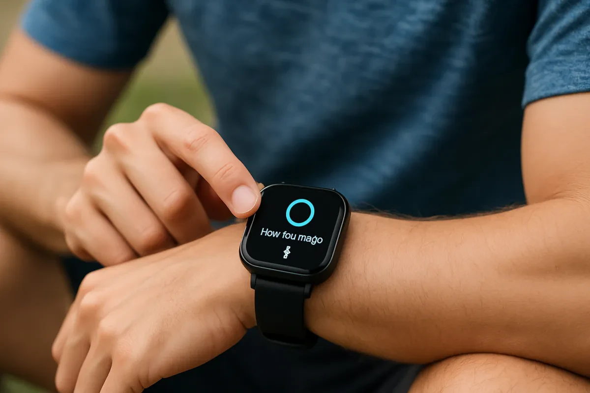 Smart Watch with Alexa Tracks Fitness Effortlessly
