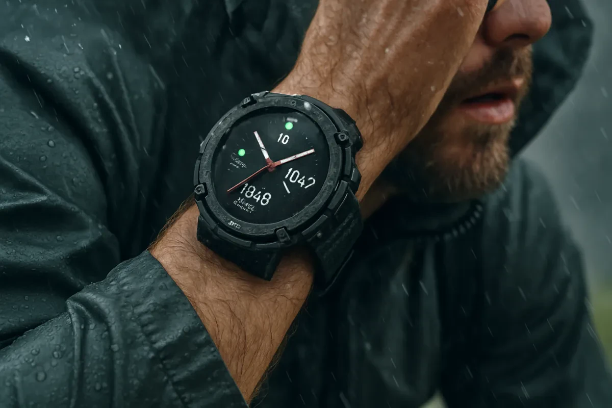 Durable Waterproof Smart Watch for Adventurous Men