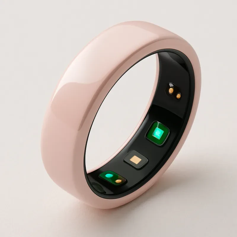 Discover the perfect blend of fashion and function with the Oura Ring 4 in Petal