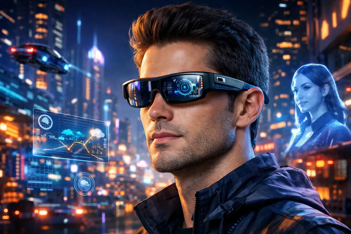 Experience the Future with AMZISH AI Smart Glasses