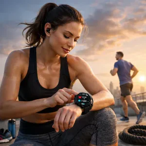 Get the most out of your workouts with this stylish and functional watch