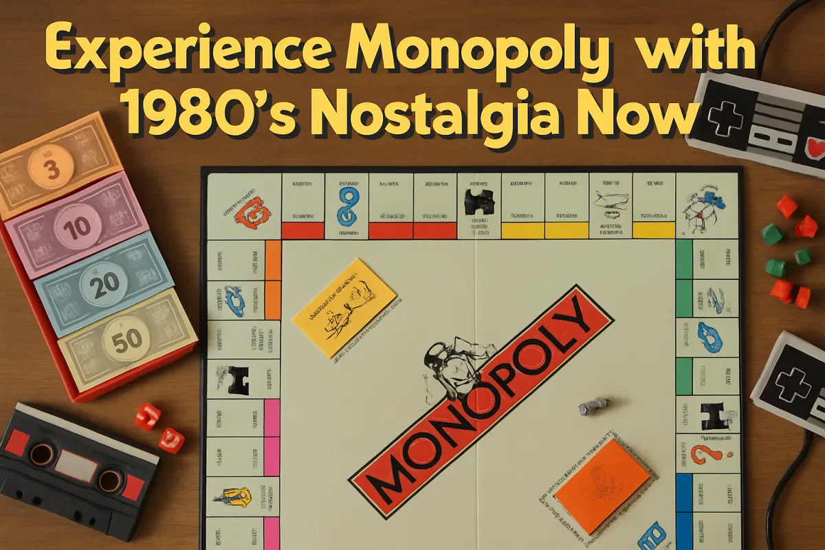 Experience Monopoly with 1980's Nostalgia Now