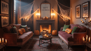 Get your living room ready for spooky fun with these simple tips