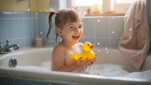 Simple tips for a smoother routine during busy mornings and bath time
