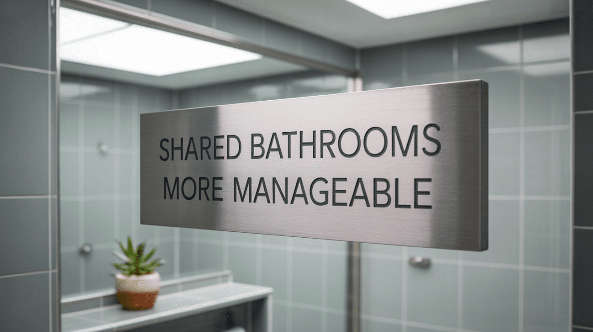 7 Quick Steps That Make Shared Bathrooms More Manageable