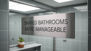 Simple ways to keep your shared bathroom organized and stress-free
