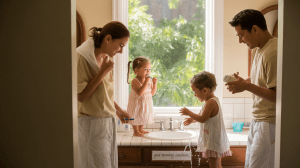 Simple bathroom habits to make school mornings smoother for everyone