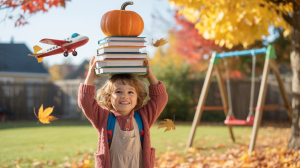 Simple ways to keep kids happy and organized this fall
