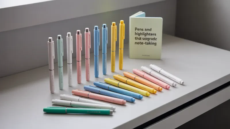 Boost your note-taking game with fun and functional pens and highlighters