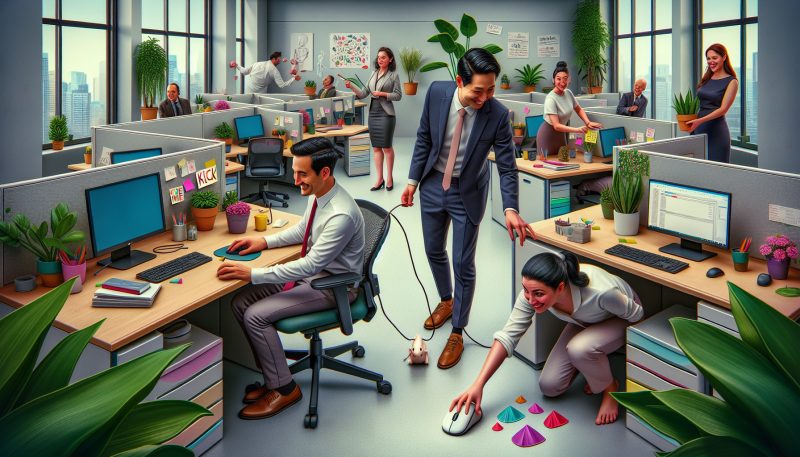 Fun ways to bring laughter and light-hearted mischief to the workplace