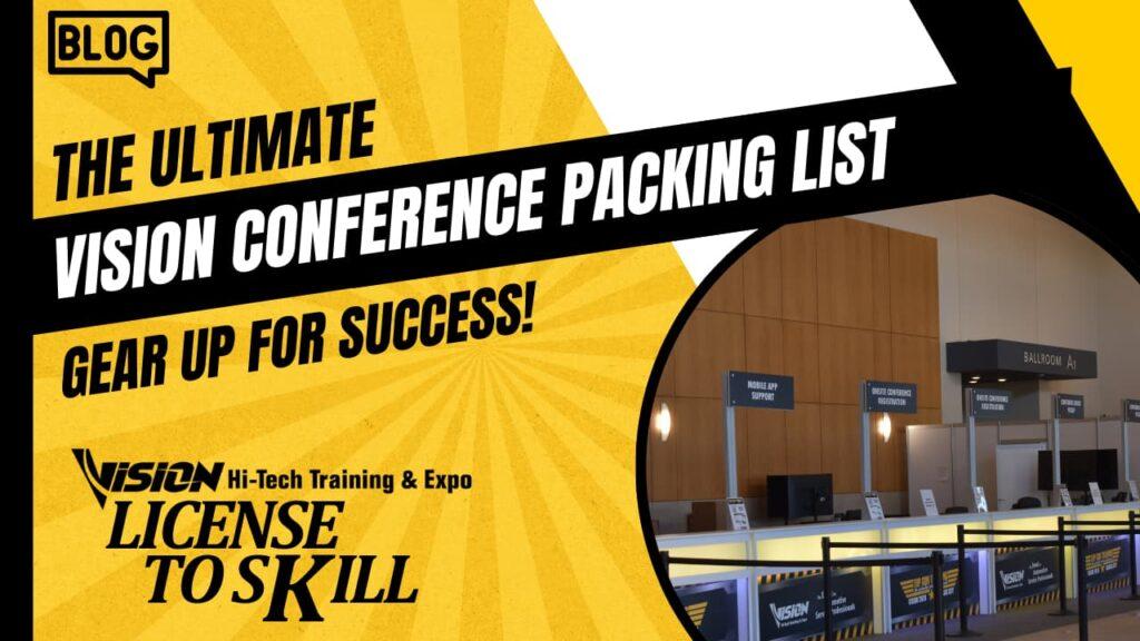 The Ultimate VISION Automotive Conference Packing List