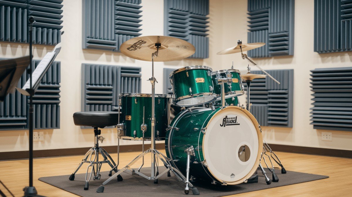 Quiet Drumming: Reducing Sounds for Nearby Neighbors