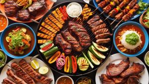 Discover the tantalizing flavors and expertly crafted dishes of the Sizzling Ethnic BBQ's mouthwatering fusion menu