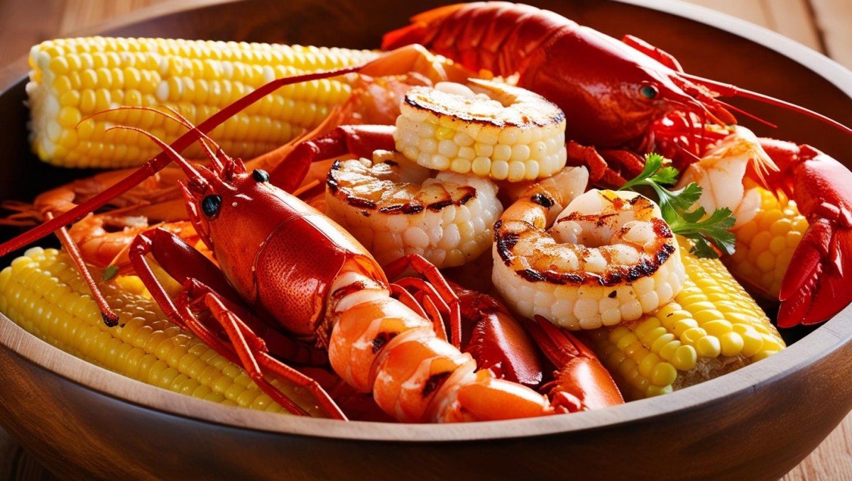 Seafood and Corn Beach Barbecue