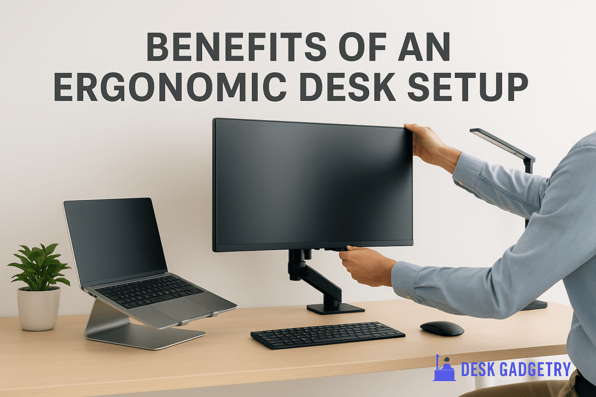 Benefits of an Ergonomic Desk Setup