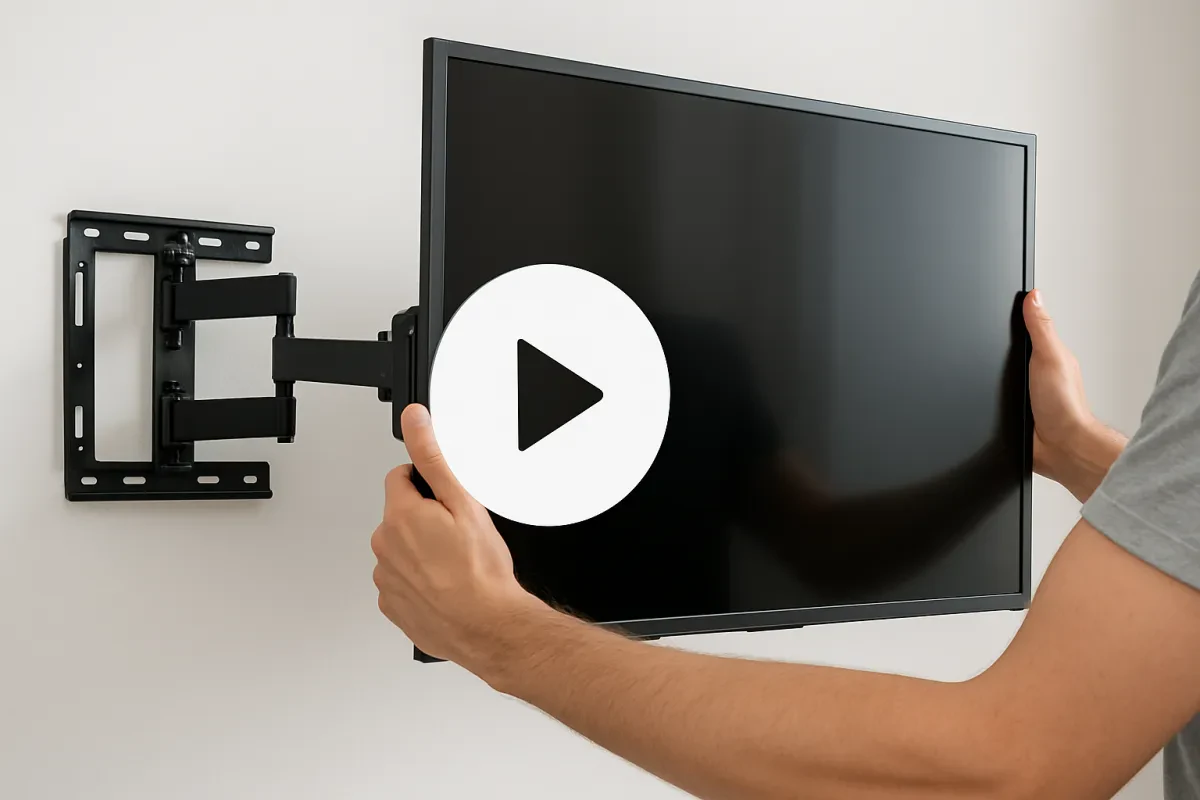 TV Wall Mount Installation Made Easy in 30 Seconds