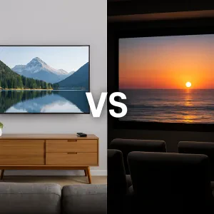 Deciding between a simple TV setup or a full-blown home cinema experience