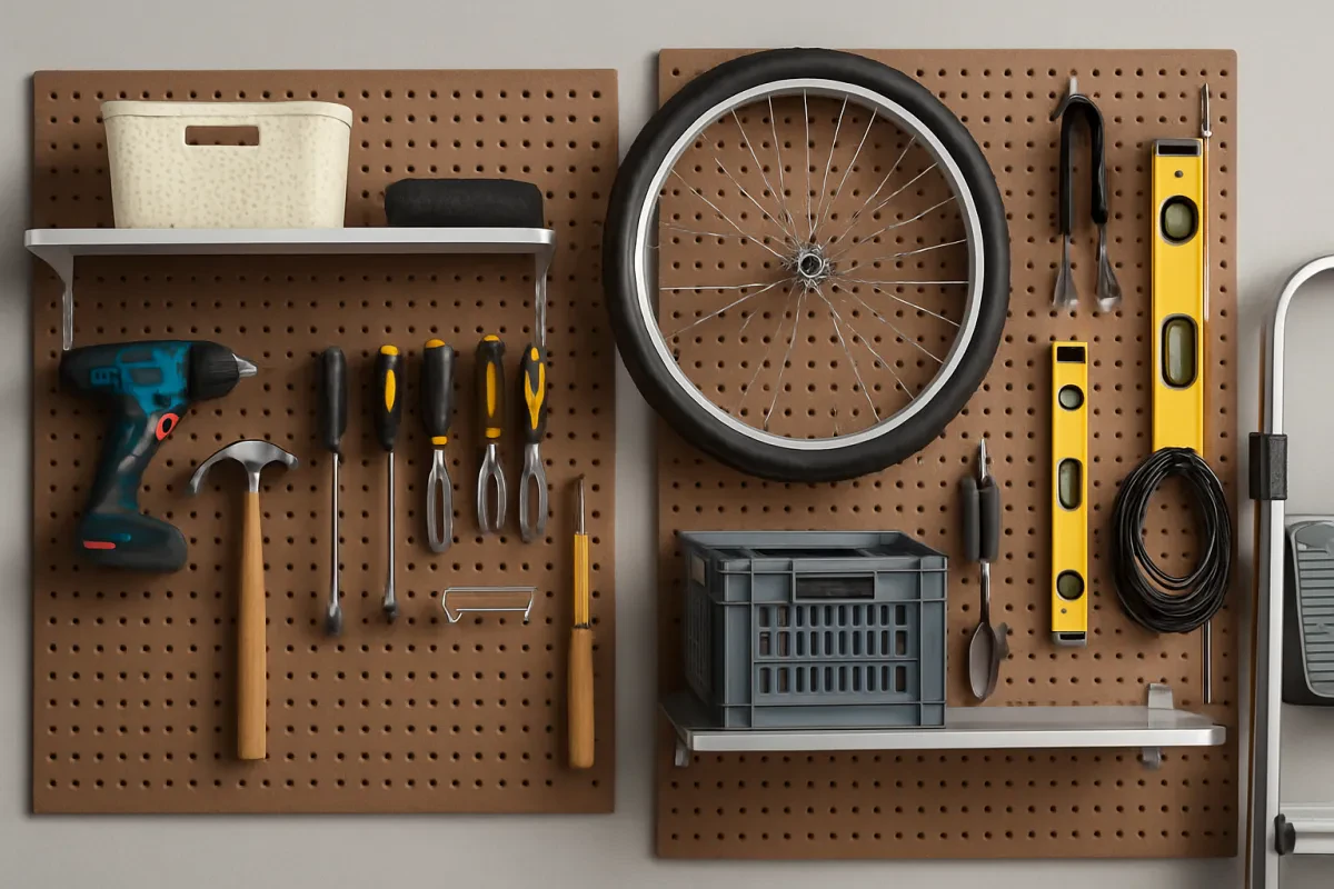 Garage Wall Storage Made Easy with Leg Boards