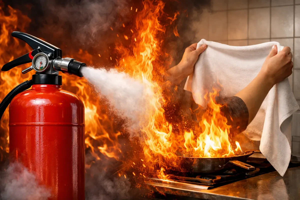 Fire Extinguisher or Fire Blanket Which to Choose