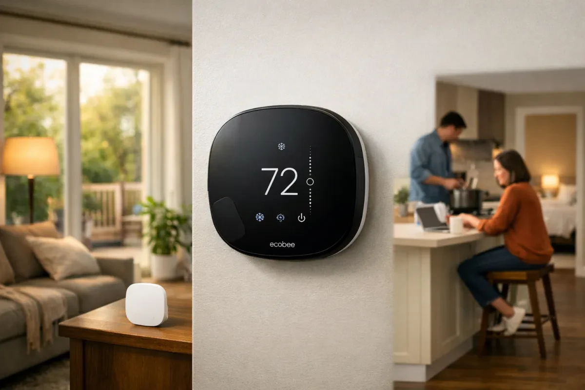 Stay Comfortable Anytime with ecobee Smart Thermostat