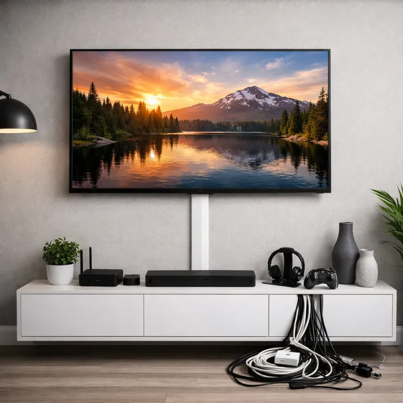 Discover how to keep your space tidy and organized with EVEO's cable hider system