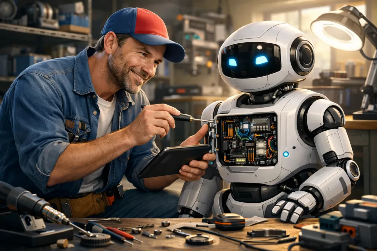 Repair Your Home Robot with Mr Home Guy