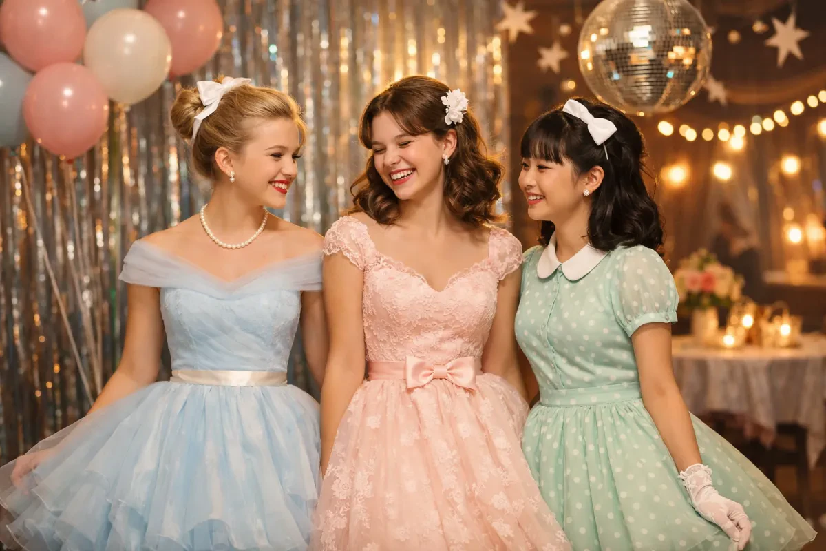 Charming Vintage Style Prom Dresses For Teens