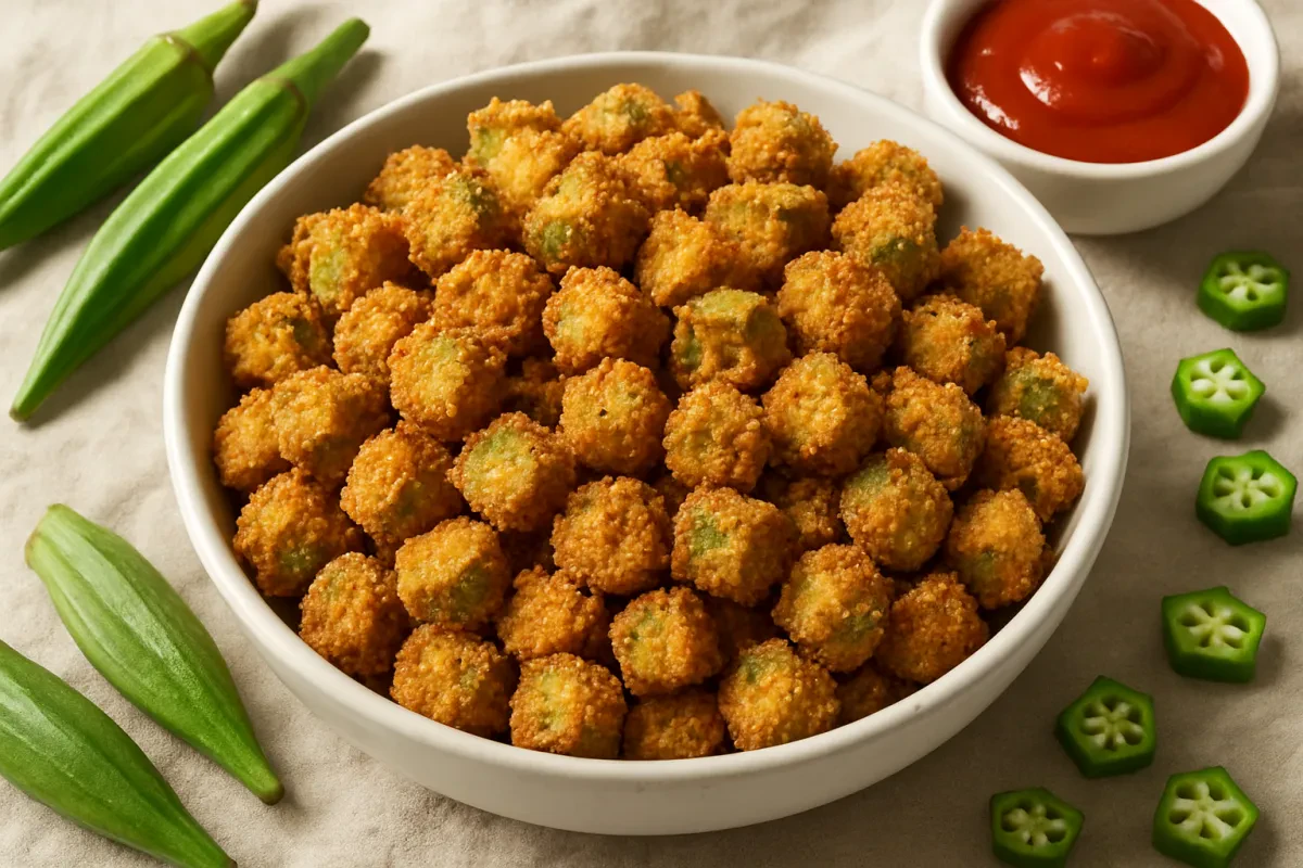 Crispy Air Fryer Recipe for Fried Okra