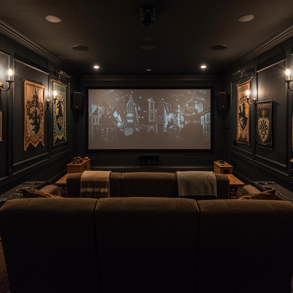 Transform Your Home Theater into a Magical Harry Potter Haven: Decorative Tips