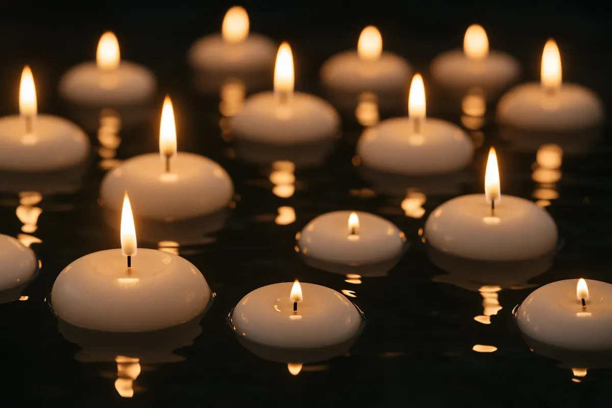Enchanting White Floating Candles for Any Occasion