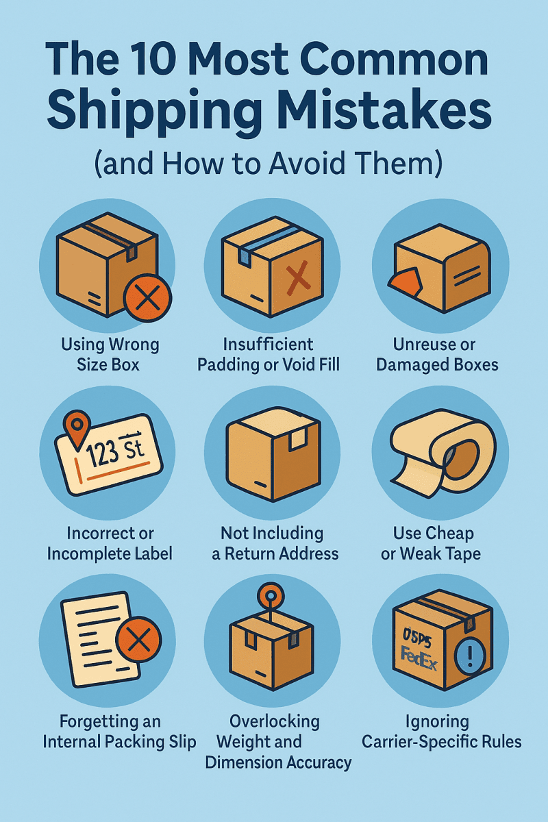 The 10 Most Common Shipping Mistakes (and How to Avoid Them)
