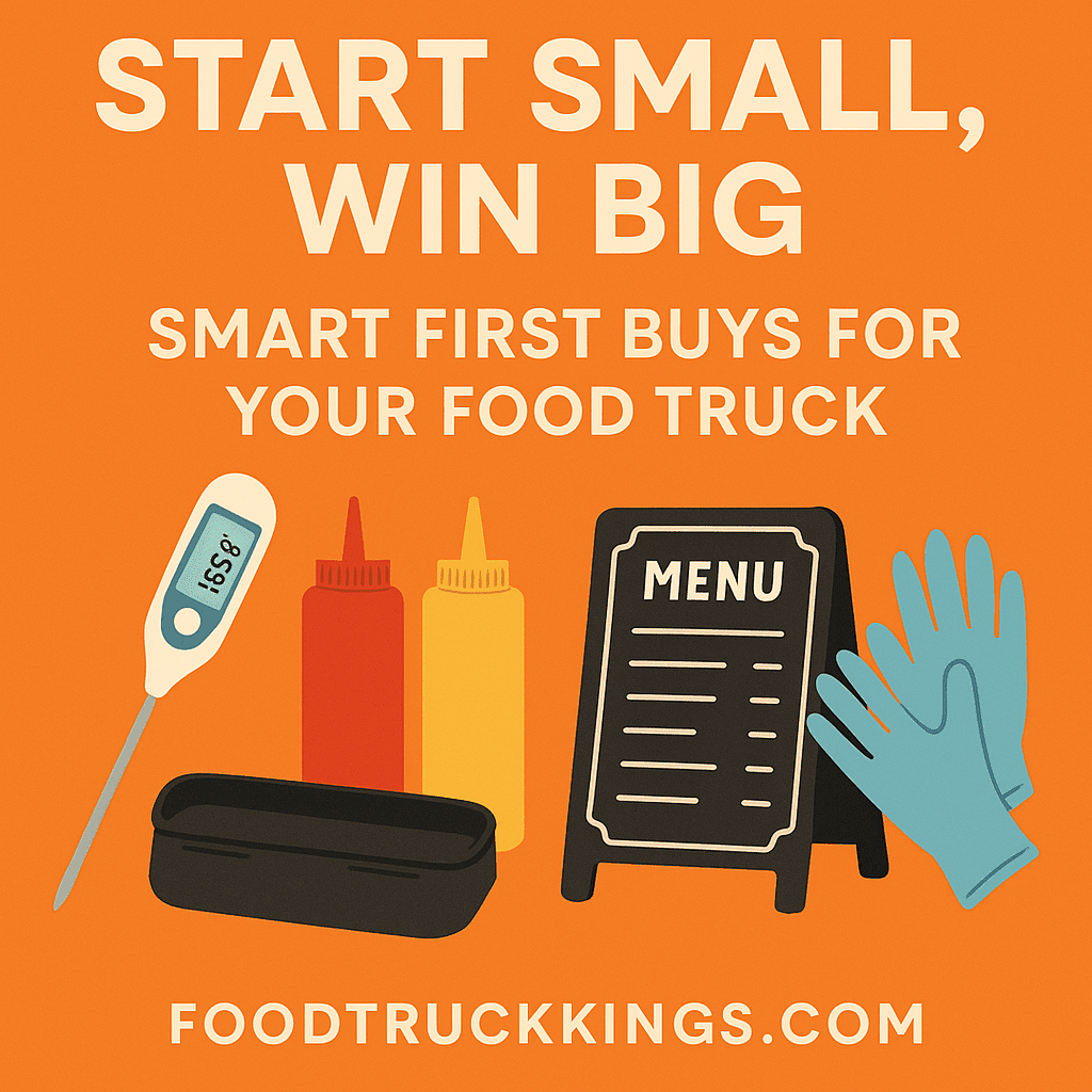 Start Small, Win Big: Smart First Buys for Your Food Truck