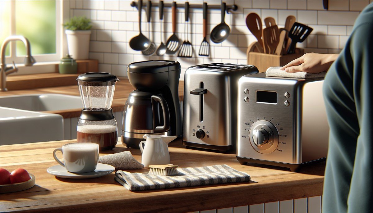 Keep Your Small Kitchen Appliances Sparkling Clean