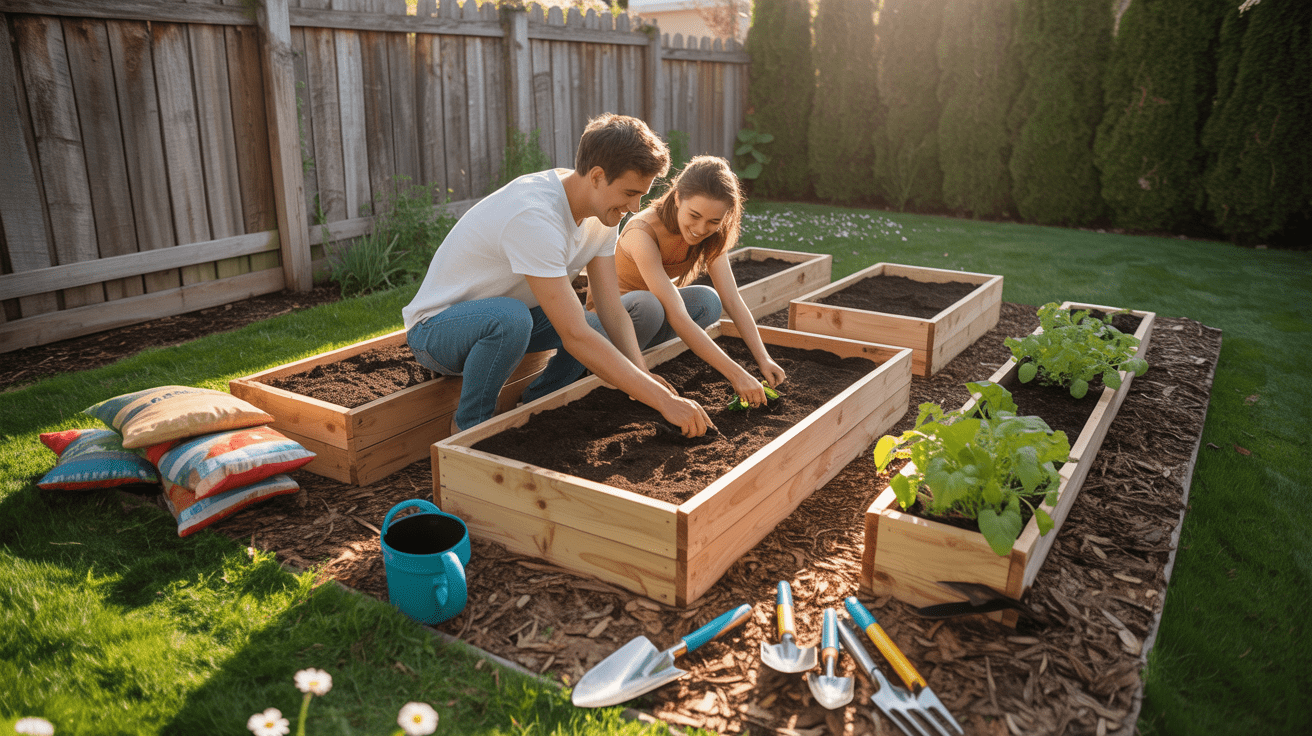 creating garden beds