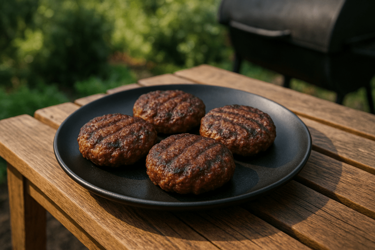 Seasoned Air Fryer Hamburger Patties 