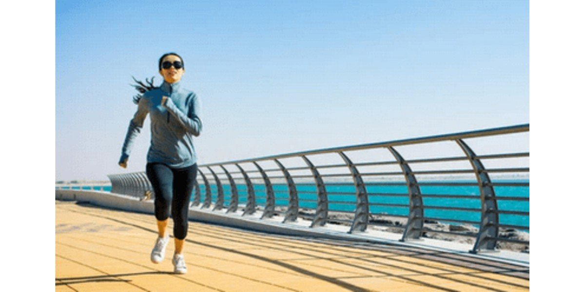 Running on The Boardwalk at The Beach Bliss