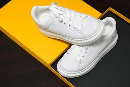 white sneakers