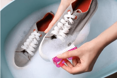 pre treating stains on sneakers