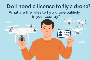What are the rules to fly a drone publicly in your country?
