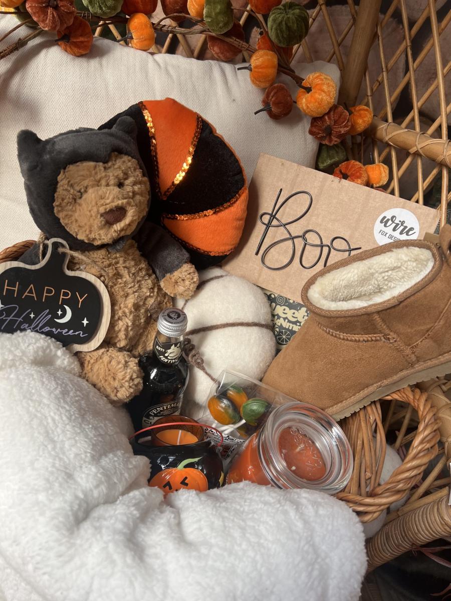 Trick or Treat? Surprise Them With a Cozy Boo Basket
