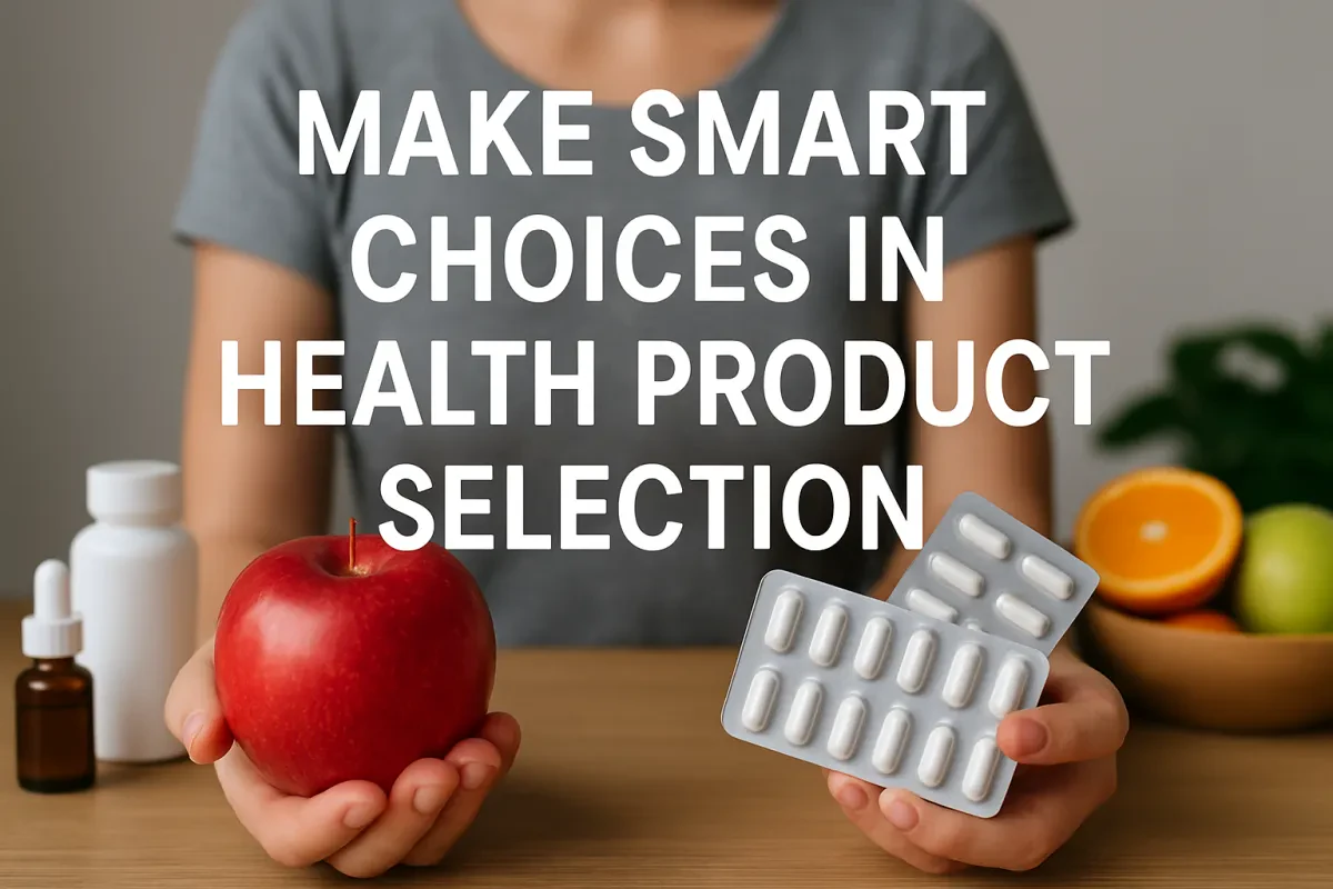 Make Smart Choices in Health Product Selection
