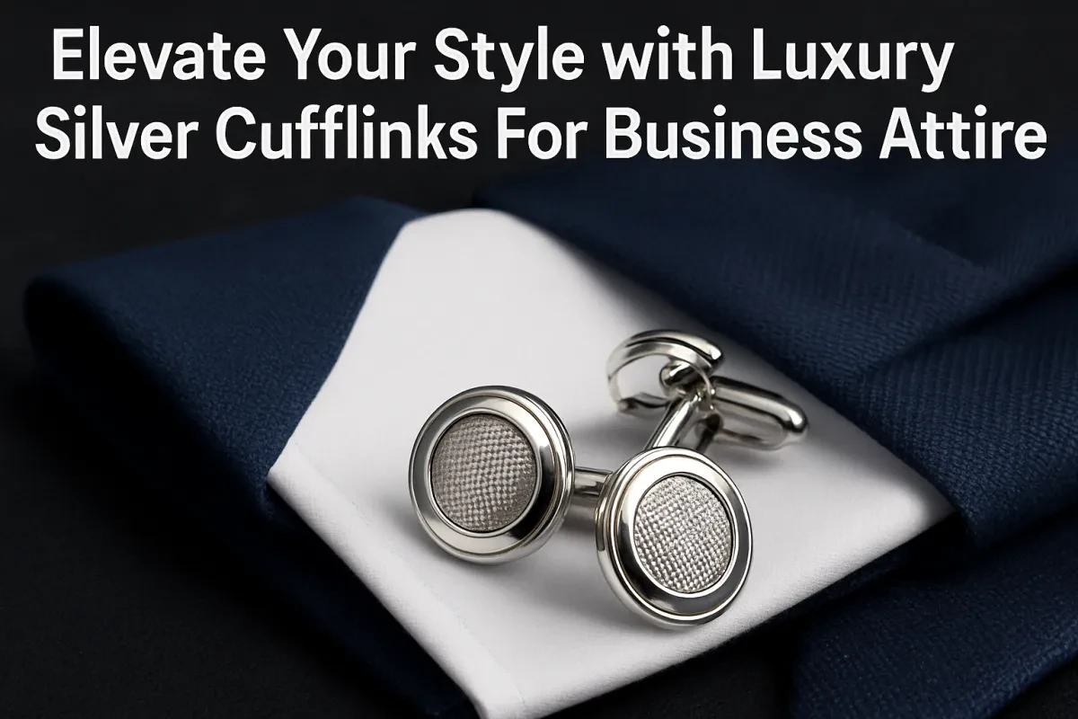 Elevate Your Style with Luxury Silver Cufflinks For Business Attire