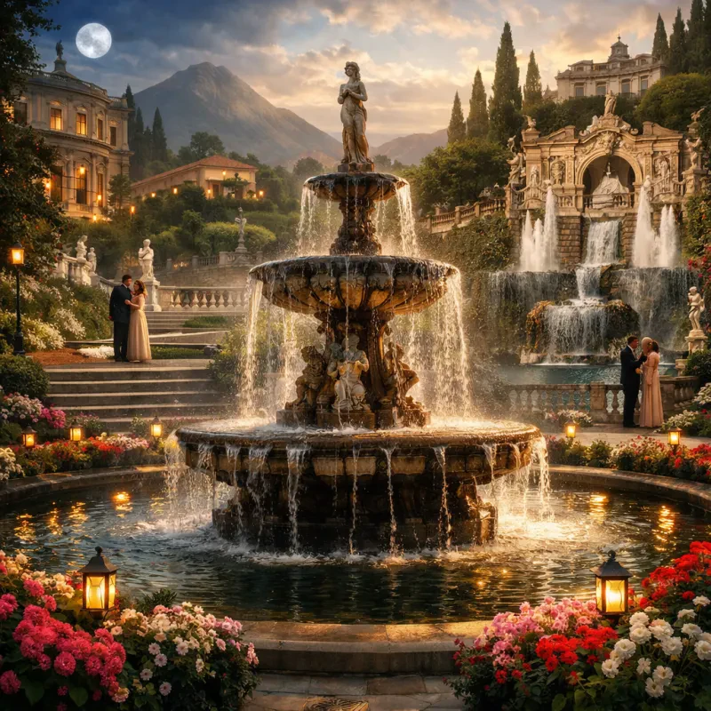 Discover the most beautiful garden fountains that bring magic and charm to your favorite films