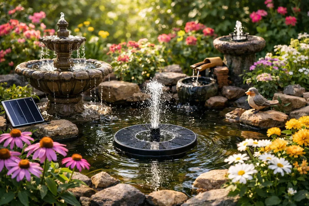 Best Solar Fountains for Small Gardens Revealed