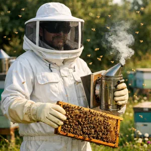 Stay protected and comfortable while tending to your bees with this top-notch beekeeping suit and gloves